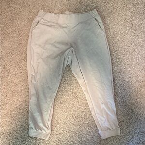 Athleta Light Beige Jogger Pants
